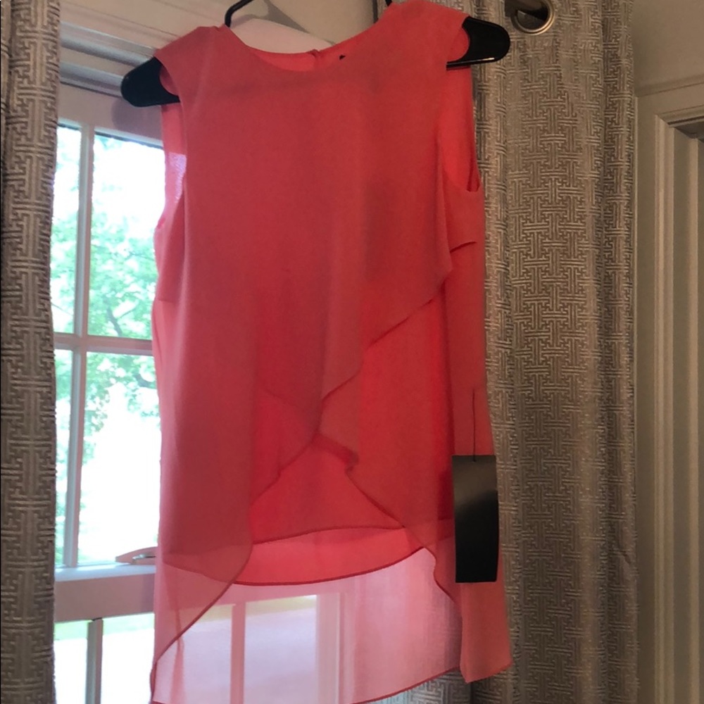 BCBG brand new watermelon blouse XXS